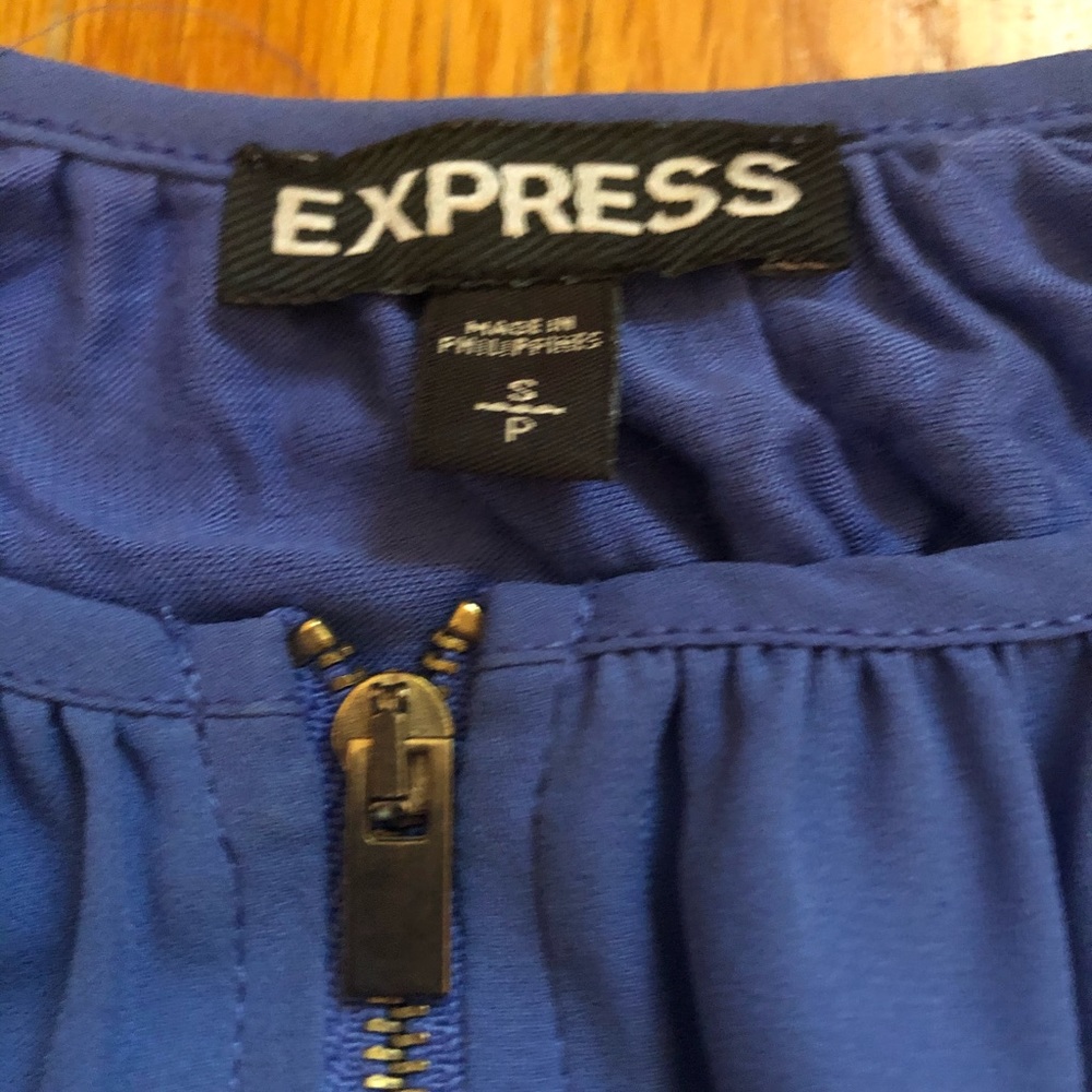 Express grosgrain ribbon strap swing tank